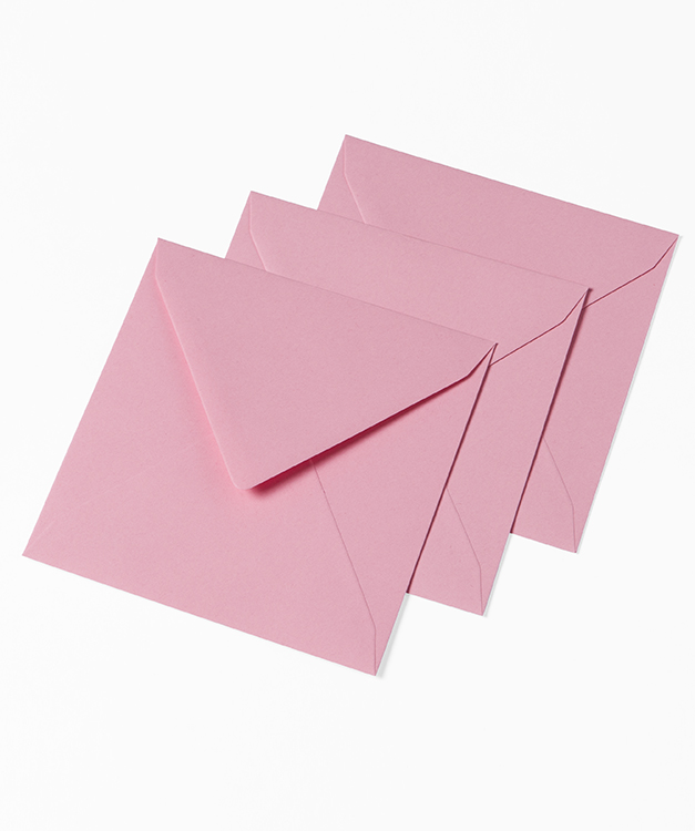 Enveloppen 140x140mm roze